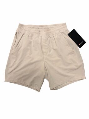 NWT Lululemon Men's Limited Pace Breaker 7" Linerless Short - Small - Bone Color